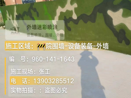 巴中 迷彩漆喷涂价格（按平方米计费）