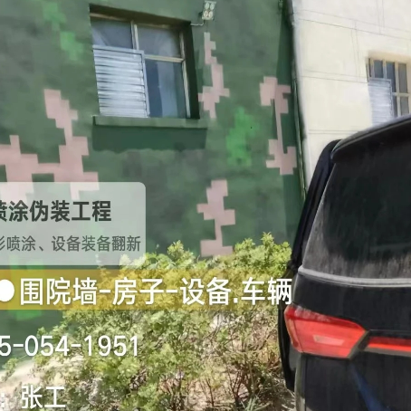 巴中数码迷彩漆施工